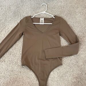 Cotton On Brown long sleeve bodysuit